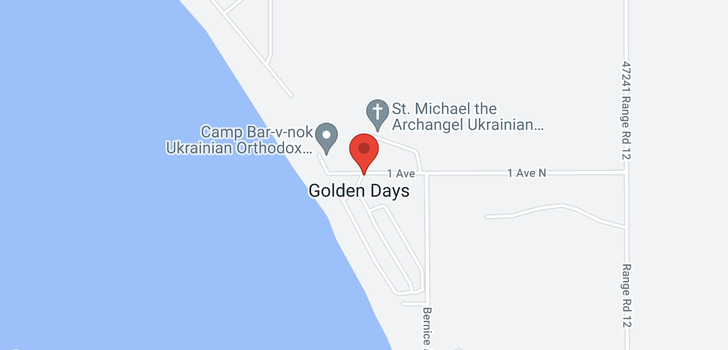 map of B 2 Golden Days Beach